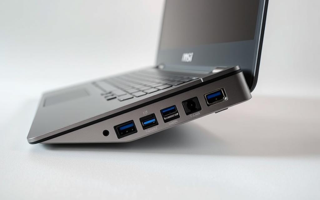 MSI Prestige 13 AI Evo connectivity ports