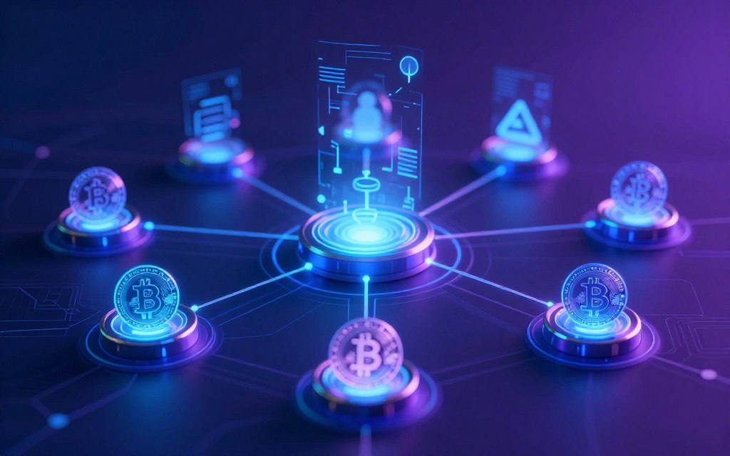 decentralised data intelligence networks diagram